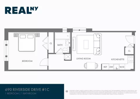 690 Riverside Dr #1C, New York, NY 10031