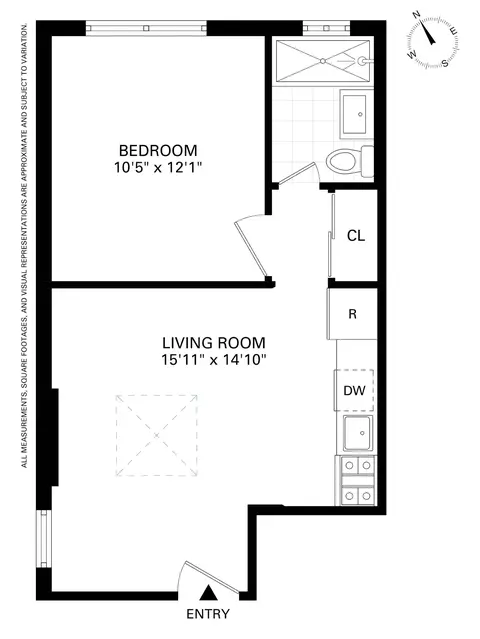 165 W 95th St #3N, New York, NY 10025