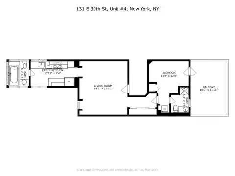 131 E 39th St #4, New York, NY 10016