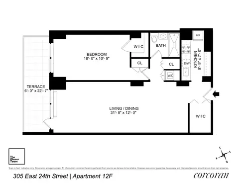 305 E 24th St #12F, New York, NY 10010