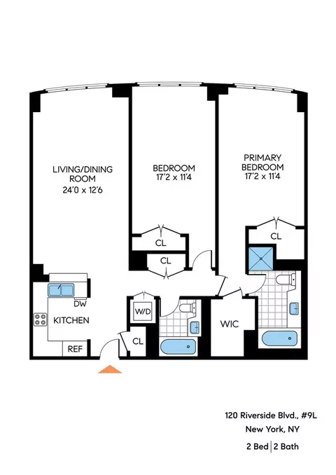 120 Riverside Blvd #9L, New York, NY 10069