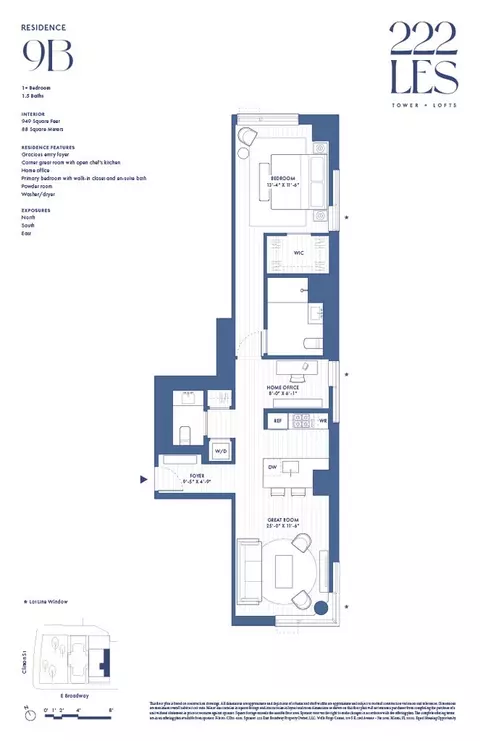 222 E Broadway #10B, New York, NY 10002