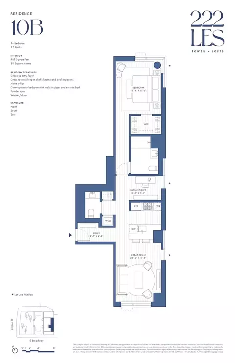 222 E Broadway #10B, New York, NY 10002