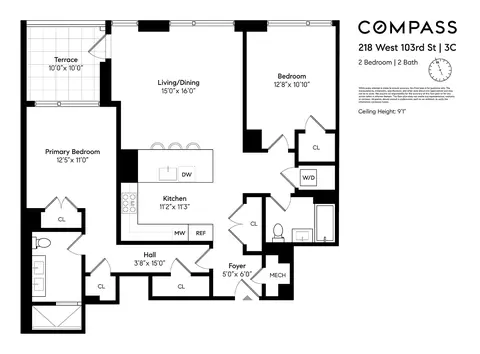 218 W 103rd St #3C, New York, NY 10025