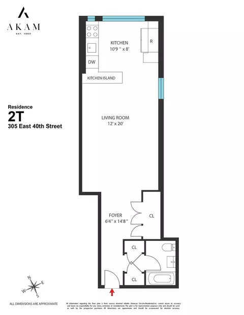 305 E 40th St #2T, New York, NY 10017