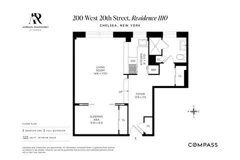 200 W 20th St #1110, New York, NY 10011