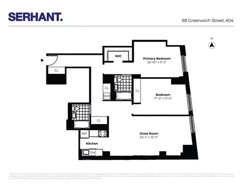 88 Greenwich St #604, New York, NY 10006