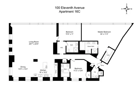 100 11th Ave #16C, New York, NY 10011