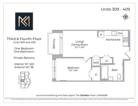 428 E 9th St #409, Brooklyn, NY 11218