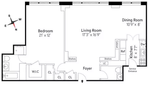 650 Park Ave #9A, New York, NY 10065