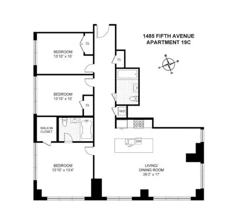 1485 5th Ave #19C, New York, NY 10035