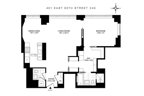 401 E 60th St #24C, New York City, NY 10065