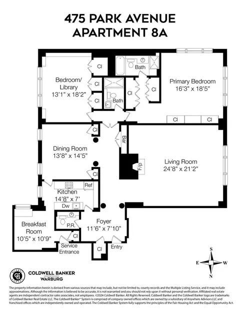 475 Park Ave #8A, New York, NY 10022