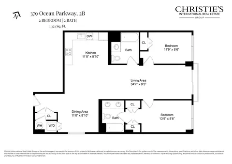 379 Ocean Pkwy #2B, Brooklyn, NY 11218