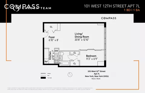 101 W 12th St #7L, New York, NY 10011