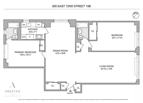 305 E 72nd St #15B, New York, NY 10021