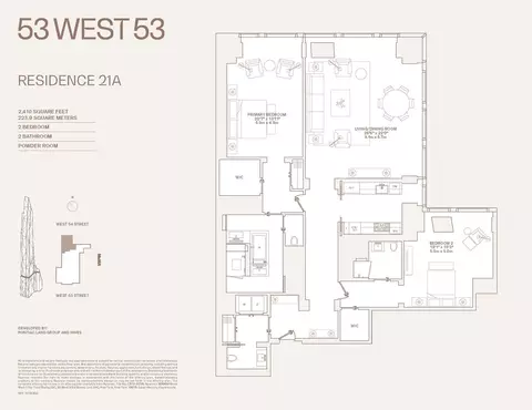 53 W 53rd St #21A, New York, NY 10019