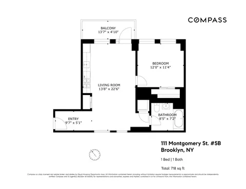 111 Montgomery St #5B, Brooklyn, NY 11225