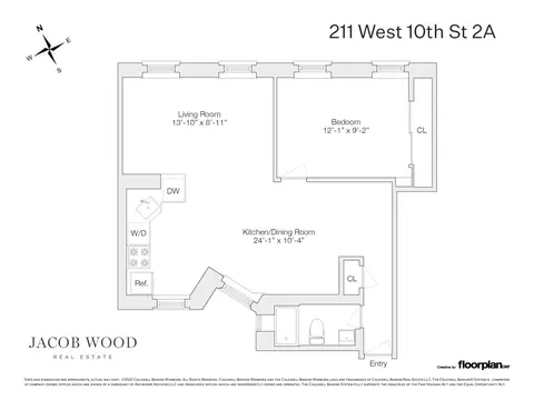 211 W 10th St #2A, New York, NY 10014