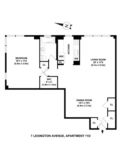 7 Lexington Ave #11-D, New York, NY 10010