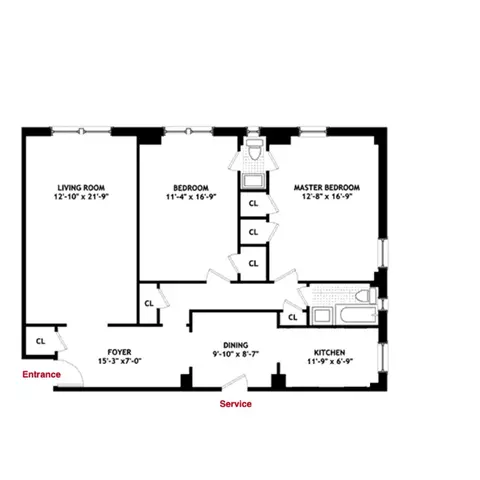 12 W 96th St #2D, New York, NY 10025