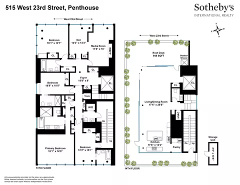 515 W 23rd St #PH, New York, NY 10011