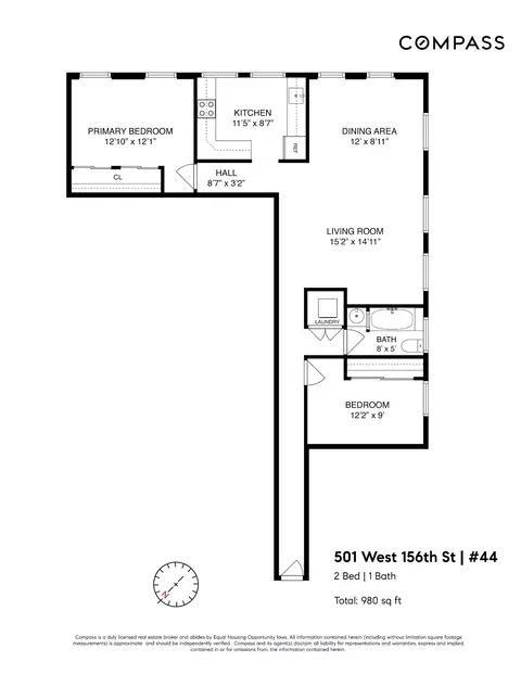 501 W 156th St #44, New York, NY 10032