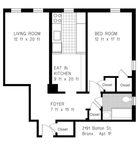 2191 Bolton St #1F, New York City, NY 10462