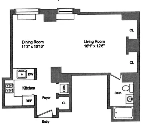 100 W 58th St #5A, New York, NY 10019