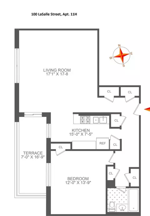 100 La Salle St #11H, New York, NY 10027