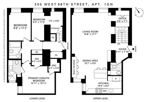 305 W 98th St #1GN, New York, NY 10025
