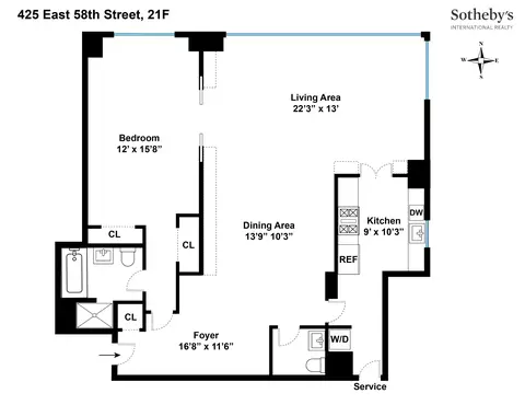 425 E 58th St #21F, New York, NY 10022