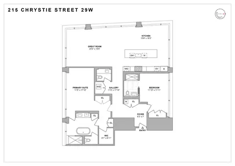215 Chrystie St #29W, New York, NY 10002