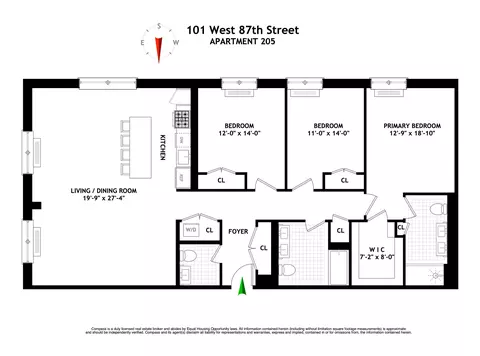 101 W 87th St #205, New York, NY 10024
