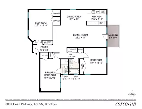 800 Ocean Pkwy #5N, Brooklyn, NY 11230