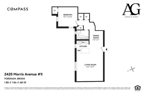 2420 Morris Ave #1I, New York City, NY 10468