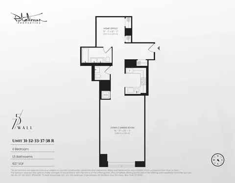 75 Wall St #32R, New York, NY 10005