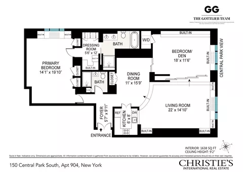 150 Central Park S #904, New York, NY 10019