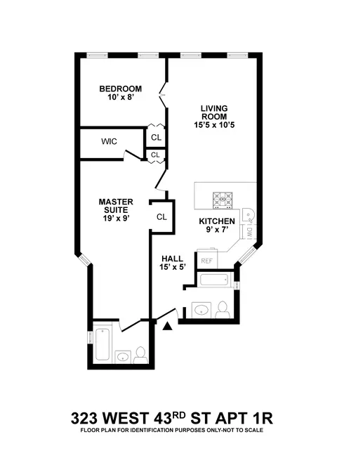 323 W 43rd St #1R, New York, NY 10036
