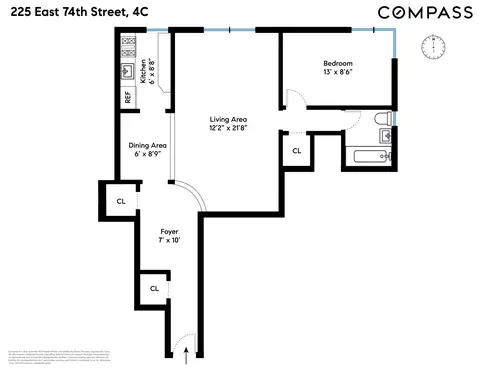 225 E 74th St #4C, New York, NY 10021