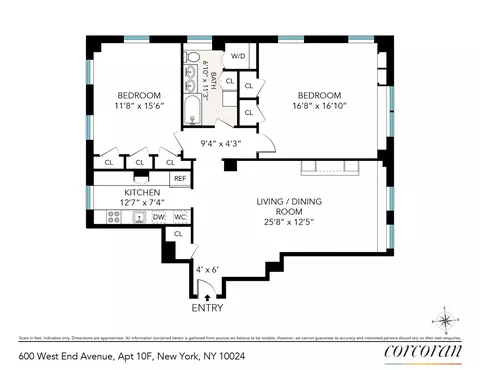 600 W End Ave #10F, New York, NY 10024