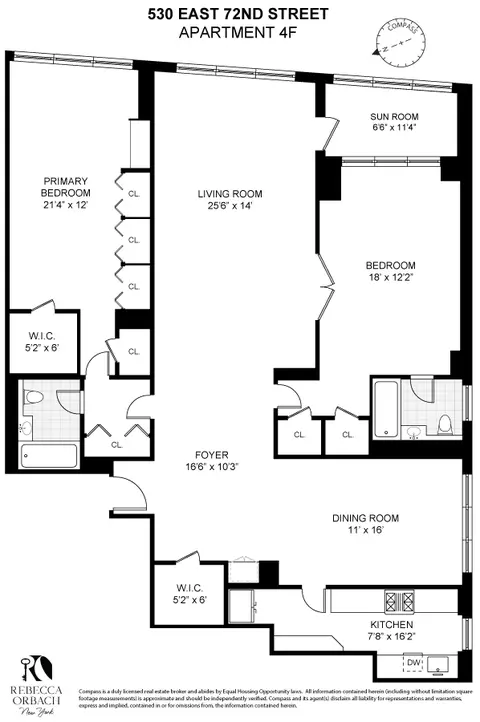 530 E 72nd St #4F, New York, NY 10021
