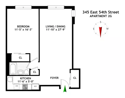 345 E 54th St #2G, New York, NY 10022