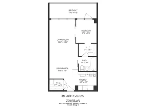 345 E 81st St #9D, New York, NY 10028