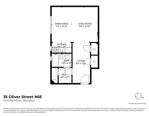 35 Oliver St #6E, Brooklyn, NY 11209