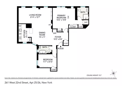261 W 22nd St #25/26, New York, NY 10011