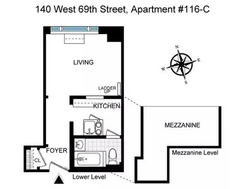 140 W 69th St #116C, New York, NY 10023