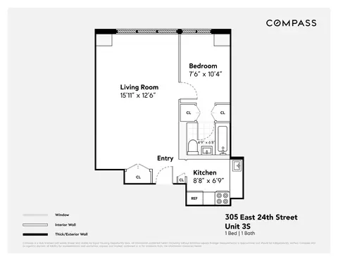 305 E 24th St #3S, New York, NY 10010