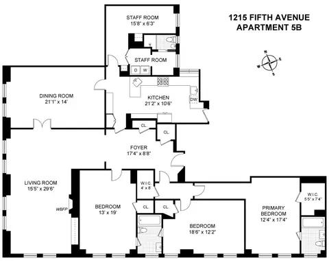 1215 5th Ave #5B, New York, NY 10029