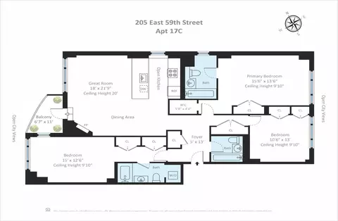 205 E 59th St #17C, New York, NY 10022
